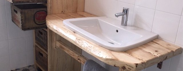 bagno vintage su misura lucidato al naturale